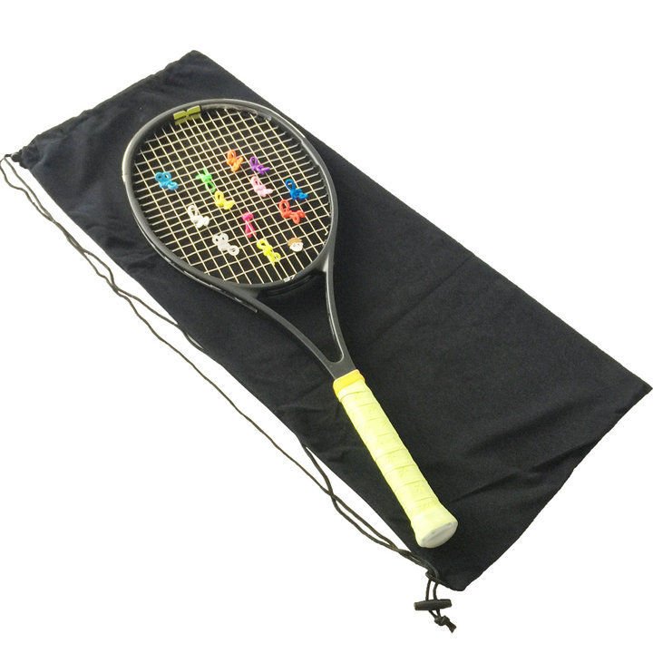 包邮羽毛球拍袋保护拍套 包装袋子便携网球拍绒布单肩束绳收纳袋