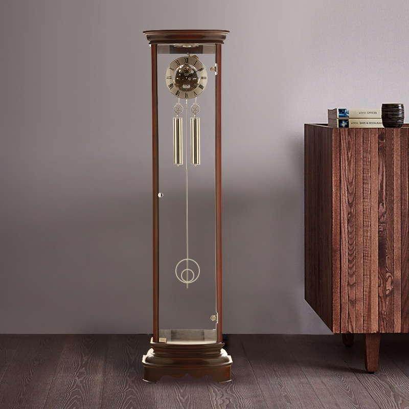 北极星大机械落地钟实木欧式时尚客厅立钟装饰时钟机械钟表装时钟
