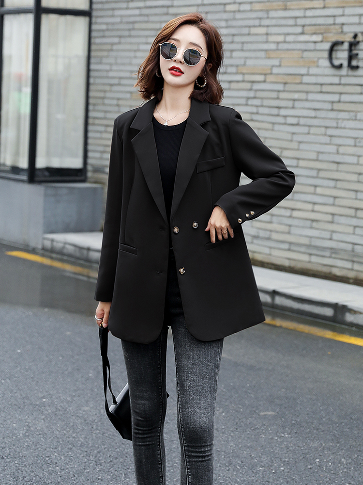 叶迪奥小西装女春秋季2020年新款早秋韩版修身显瘦气质时尚西服外