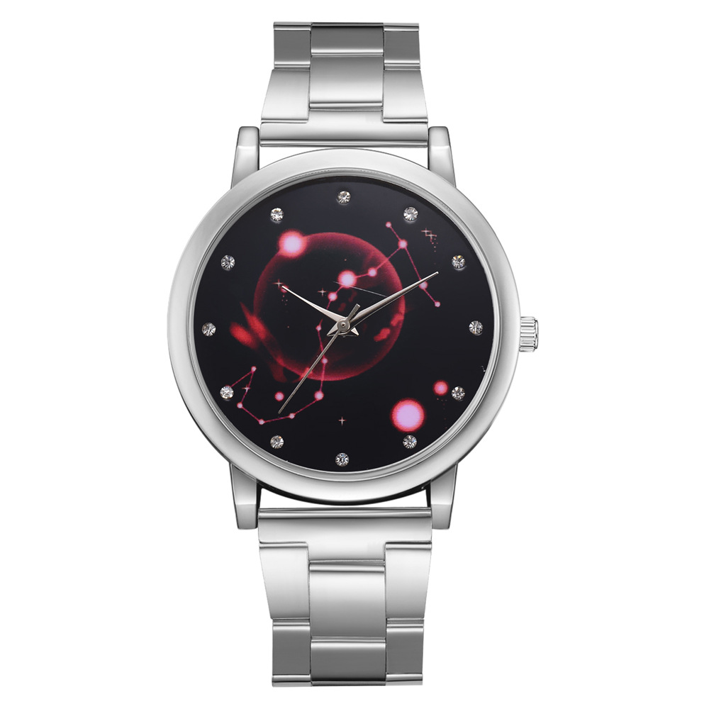 钢带手表 LVPAI品牌时尚新款合金星空女款时装表欧美流行手表