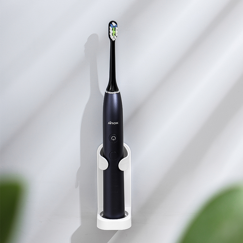 日本电动牙刷架吸壁式卫生间牙具收纳架免打孔牙刷底座牙具放置器