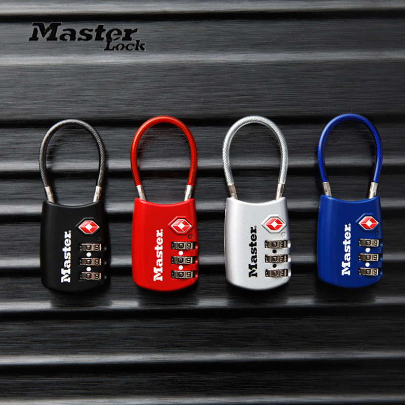 master lock玛斯特锁TSA密码锁旅行箱背包锁密码锁时尚挂锁 4688D