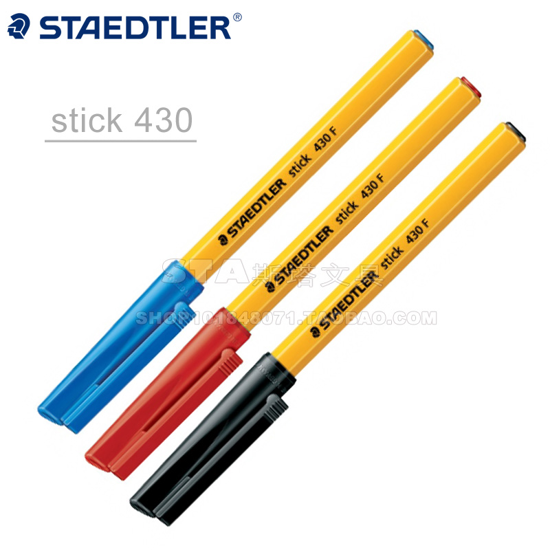 德国品牌原装 STAEDTLER施德楼圆珠笔stick 430 F/M 学生办公