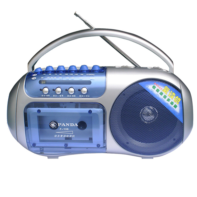 PANDA/熊猫 F-138学生复读机录音机磁带机英语学习老人磁带收录机