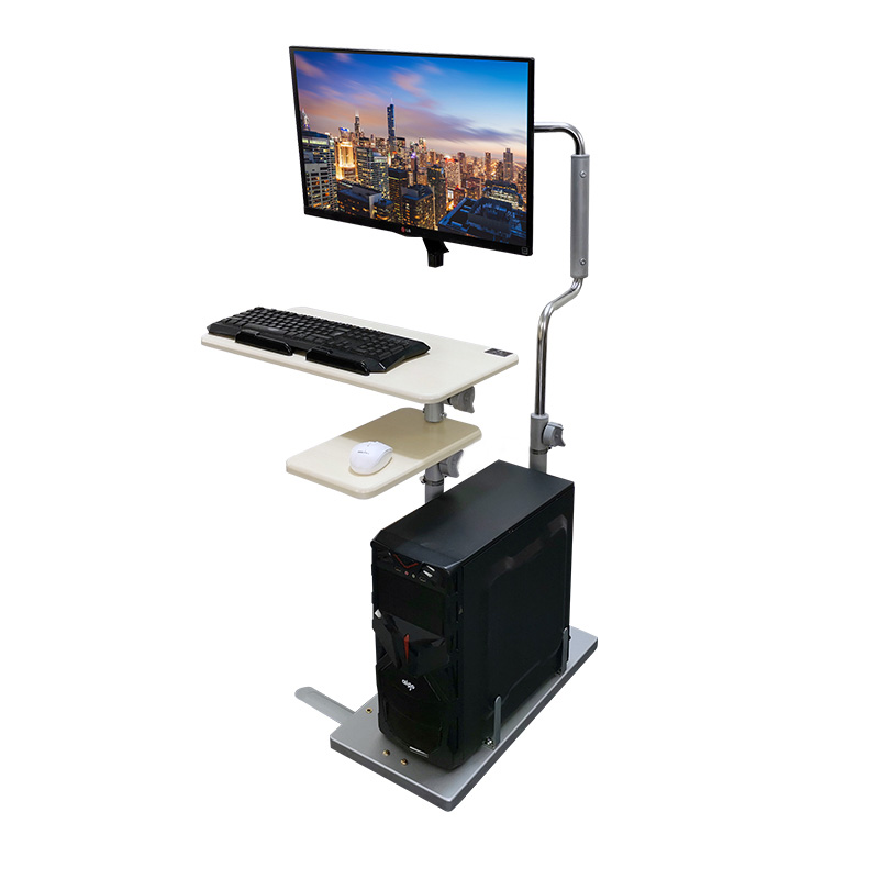 物联床边台式电脑桌家用折叠升降桌懒人桌简易电脑桌移动升降支架