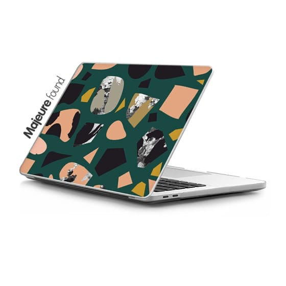 Mj Found Casetify时尚彩色绿色MacBook Pro Air笔记本电脑保护壳