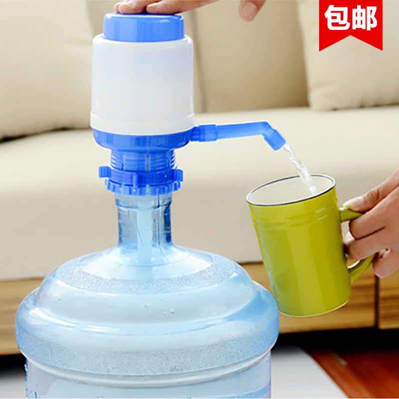 简易饮水机压水器 吸水纯净水手压式桶装水家用饮用水泵式取水器