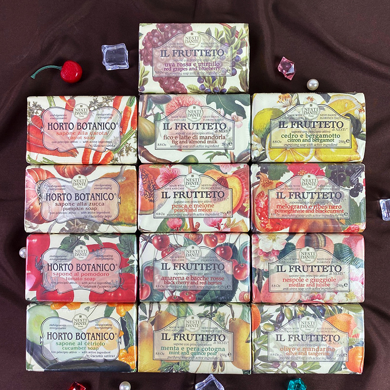 意大利进口NestiDante内斯蒂·丹特芳菲果园系列有机水果沐浴香皂