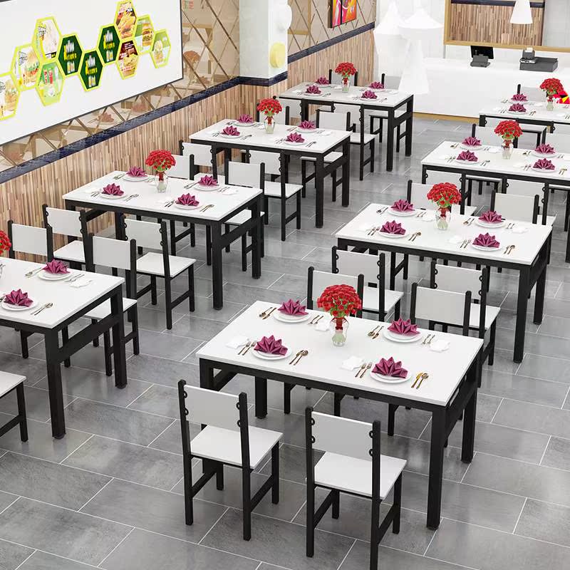 限量小吃店饭店快餐桌椅组合小户型家用吃饭桌子经济型江苏省组装