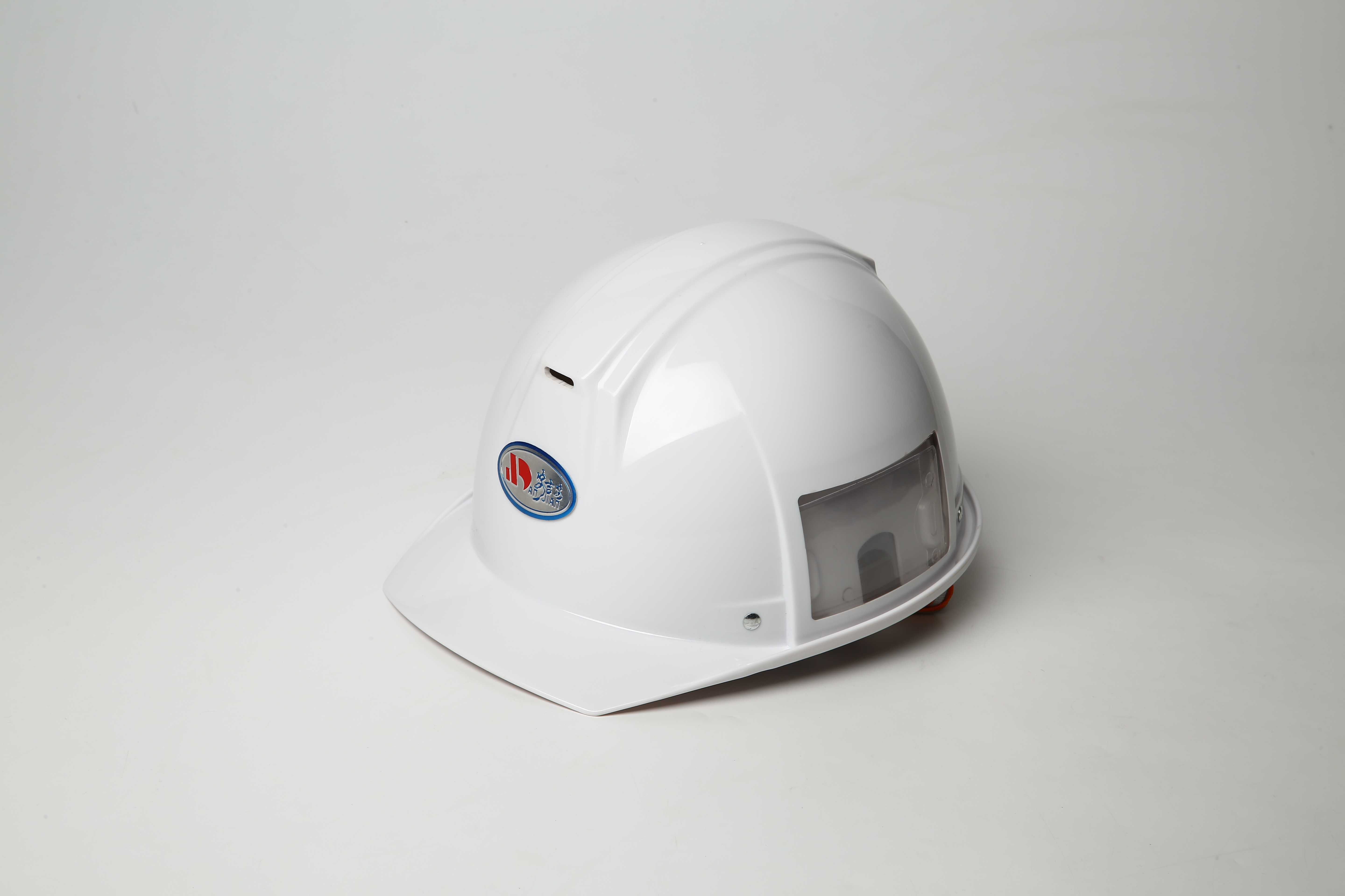 安吉安高档安全帽可插入名片PC眼镜片建筑工地防撞ABS多功能头盔