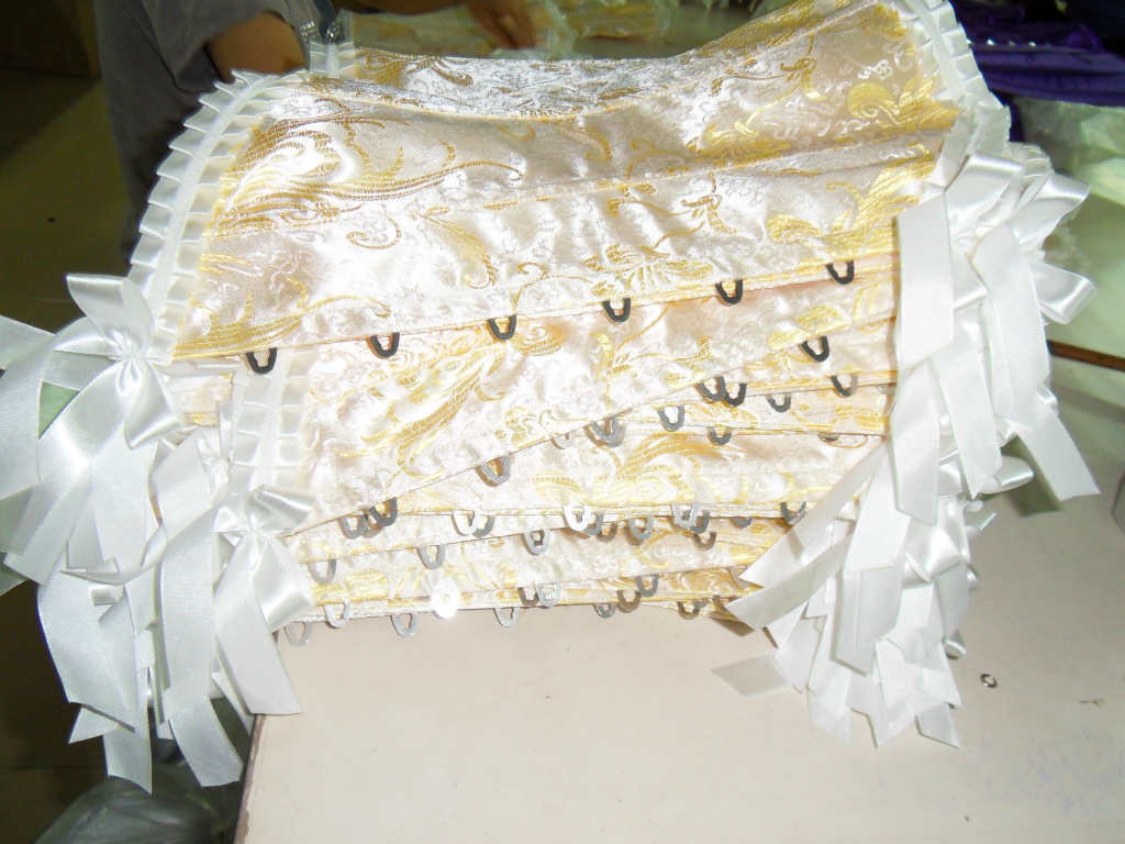 欧洲宫廷束身衣欧美束身马甲美体衣塑身衣新娘婚纱束身内衣黄色