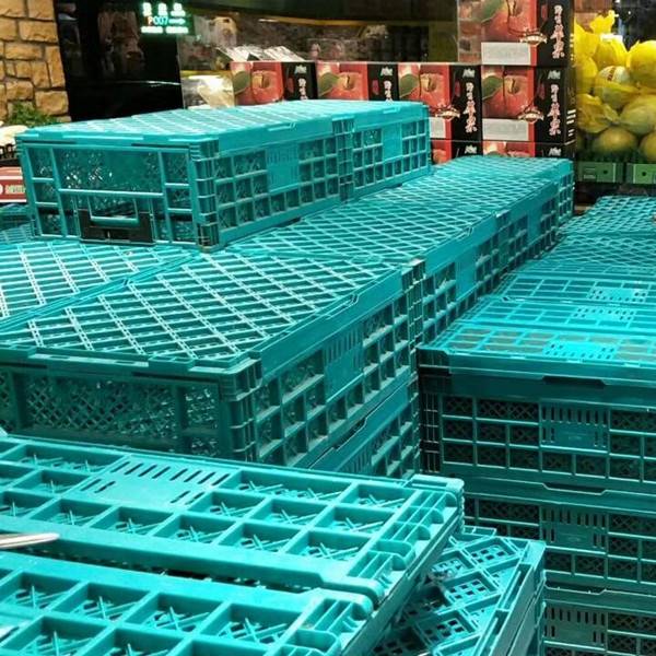 。超商市水果蔬菜陈列篮货架生鲜周转展示筐场地堆收纳篮堆头折叠