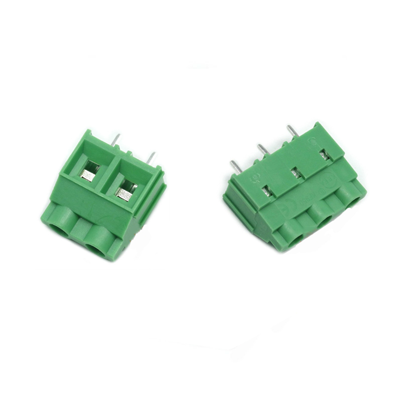 可拼螺钉式PCB接线端子KF635 间距6.35mm 绿色 2P/3P 直插