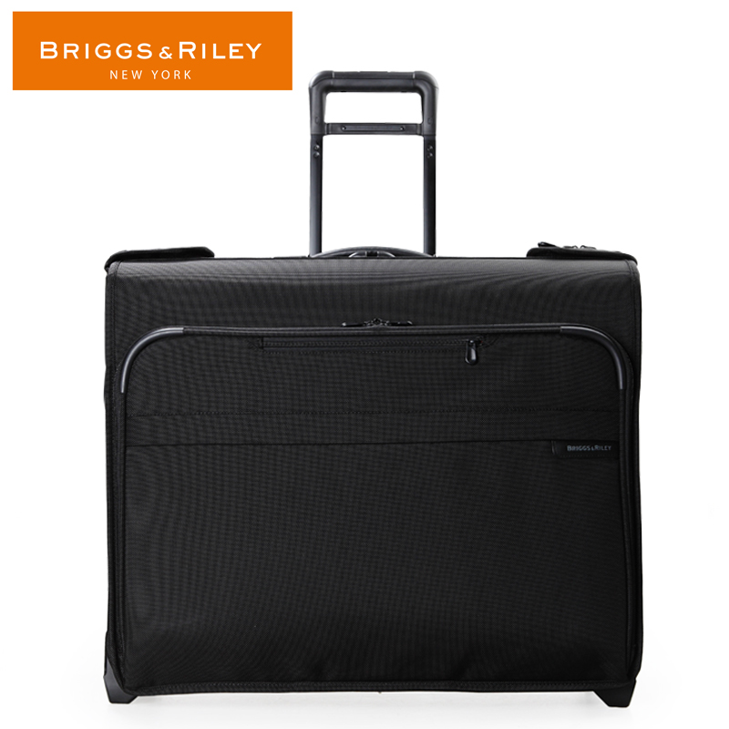 BRIGGS&RILEY美国精英商务黑色拉杆箱横式衣箱单向轮拉杆箱