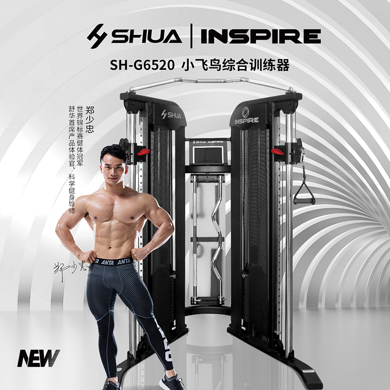 舒华小飞鸟综合训练器SH-G6520 健身房配重力量运动健身训练器材