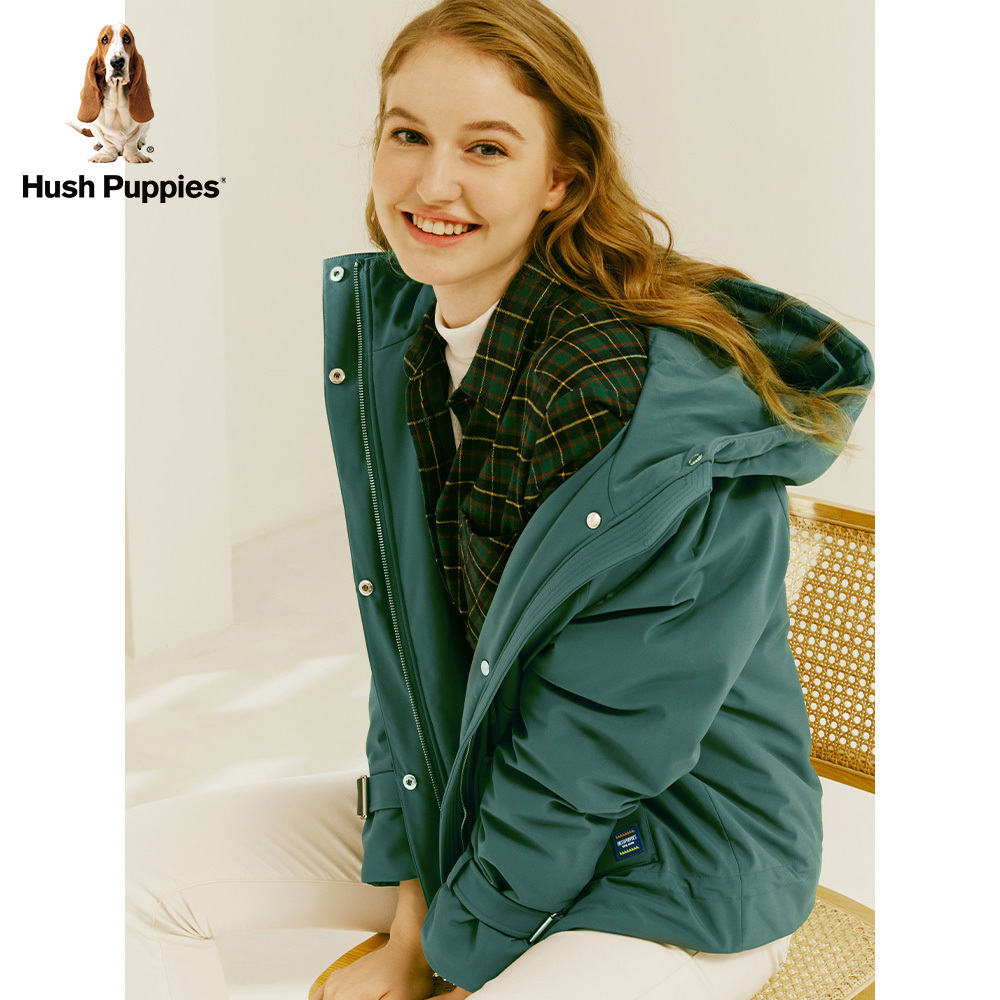 Hush Puppies暇步士女装2021新款冬季休闲棉衣棉服外套|HM-21706D