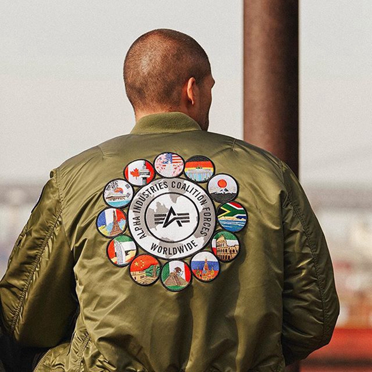 潮叁正品阿尔法工业Alpha 阿波罗MA-1空军飞行员夹克男女棉服外套