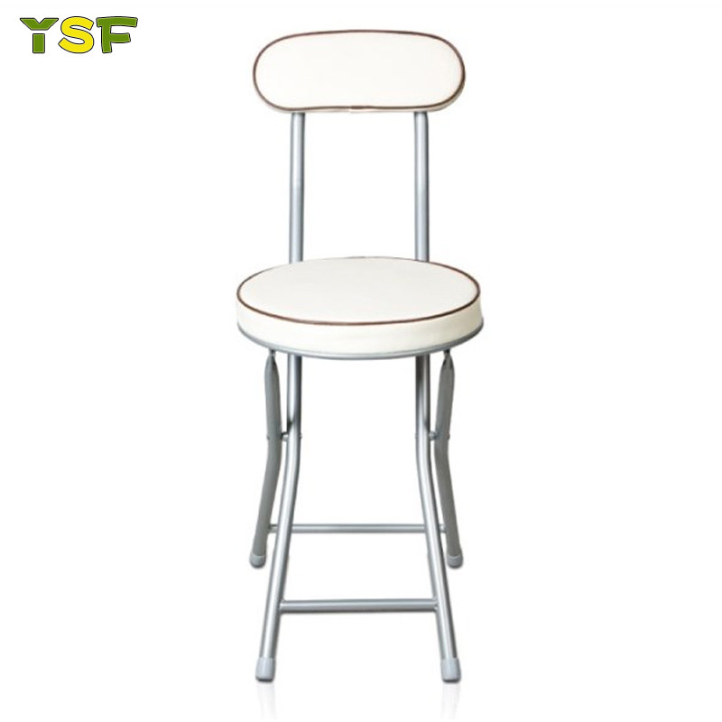 YSF家用餐椅折叠椅子白色书桌椅写字椅休闲椅折叠餐馆椅子