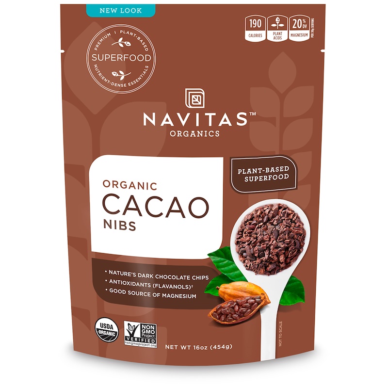 现货Navitas Organics Cacao Nibs美国可可粒无糖生酮巧克力豆