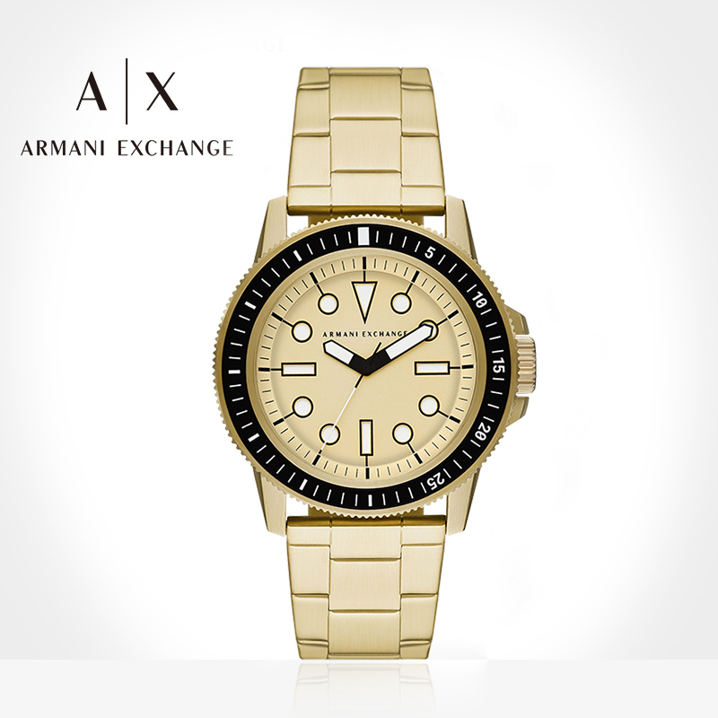 Armani阿玛尼正品男士手表新款时尚商务简约学生送礼品牌AX1854