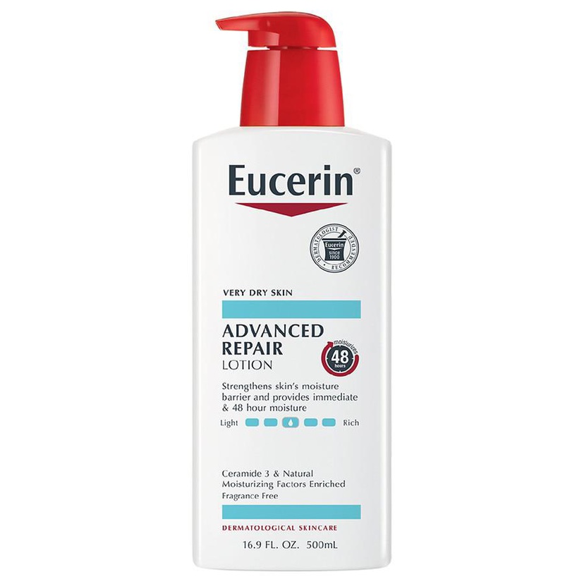 【美国正品】Eucerin优色林身体乳洁面沐浴500ML保湿抗干燥保湿