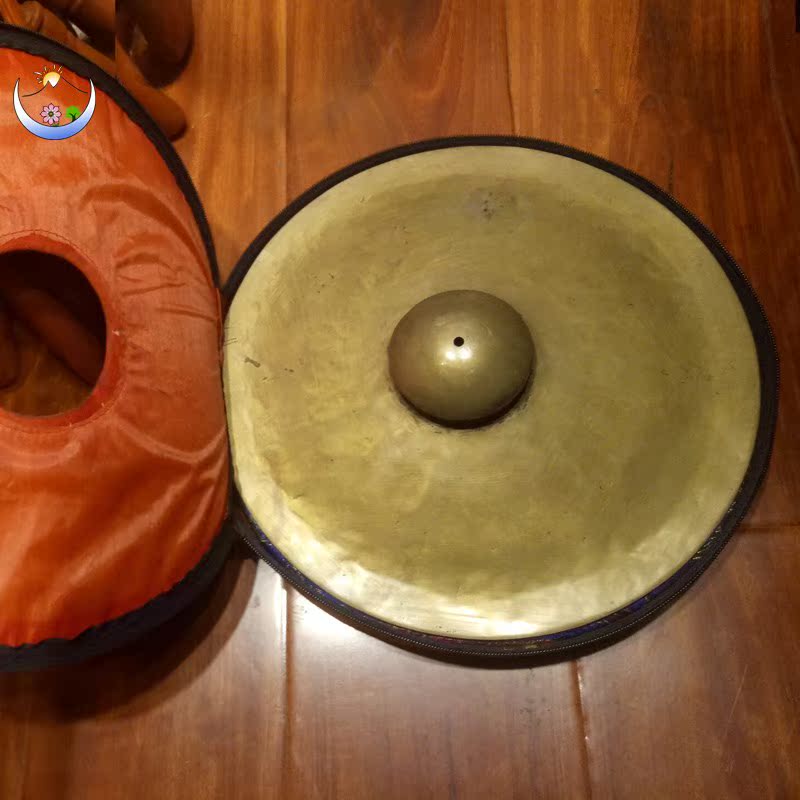 西藏小帽钵老式鈸高音闷音鑔法大铙藏传佛教乐器钹类喇嘛铙钹送套