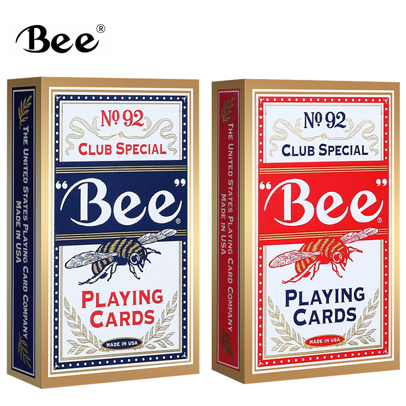 小蜜蜂扑克牌 正品原装美国进口bee高质量桥牌窄版成人高档纸牌