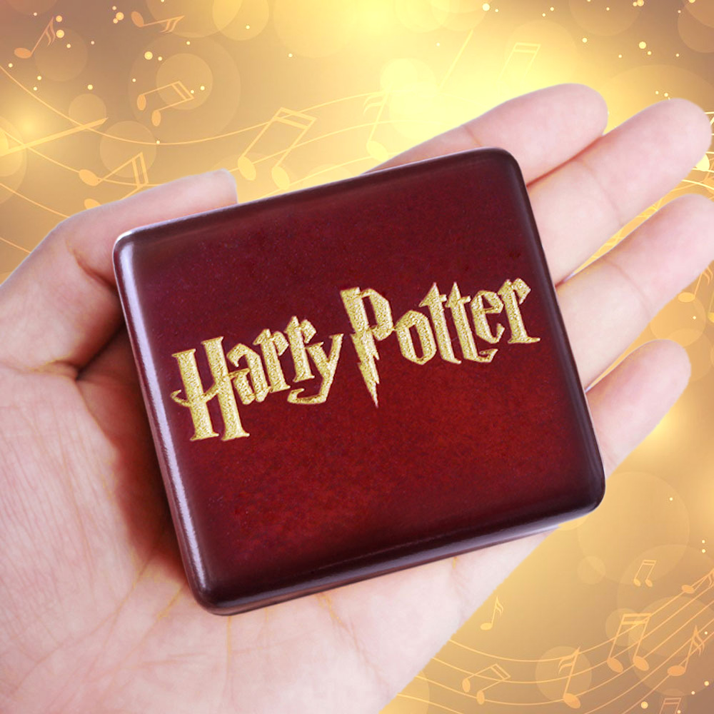 哈利波特音乐盒Harry potter电影周边刻字礼物木情人节闺蜜八音盒