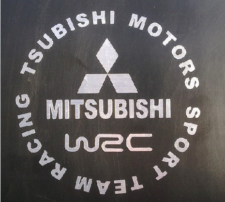 三菱改装专用 油箱贴  蓝瑟翼神MITSUBISHI WRC 油箱盖装饰贴纸