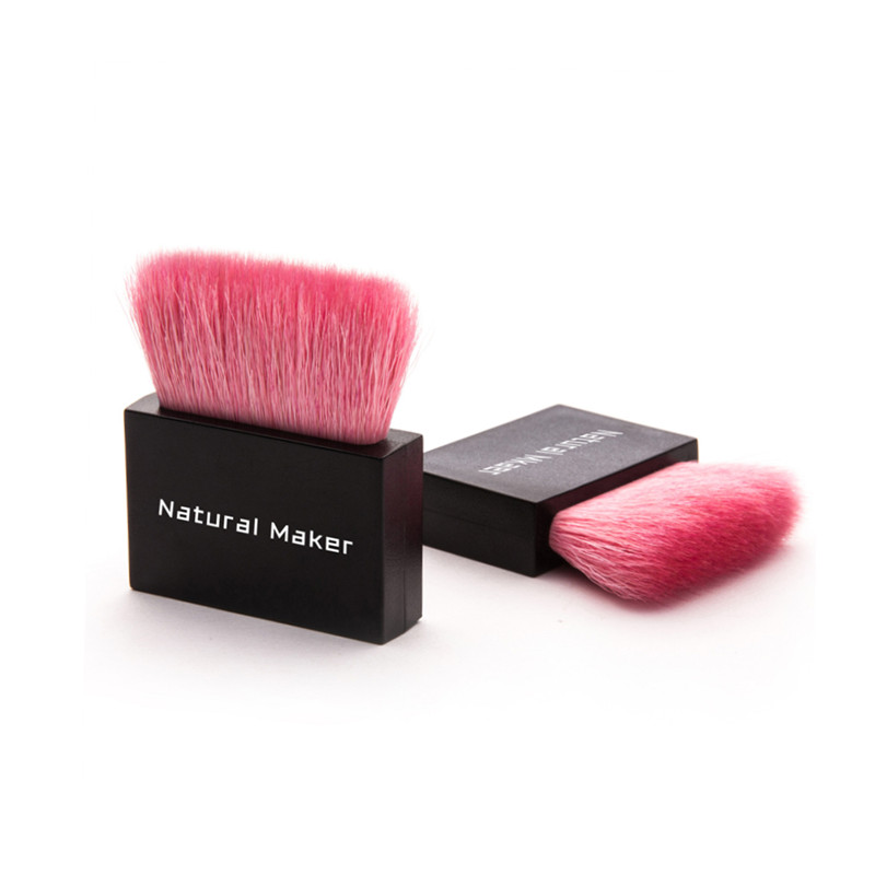 化妆刷Natural Maker山羊毛便携粉饼刷 腮红刷 遮瑕刷动物毛
